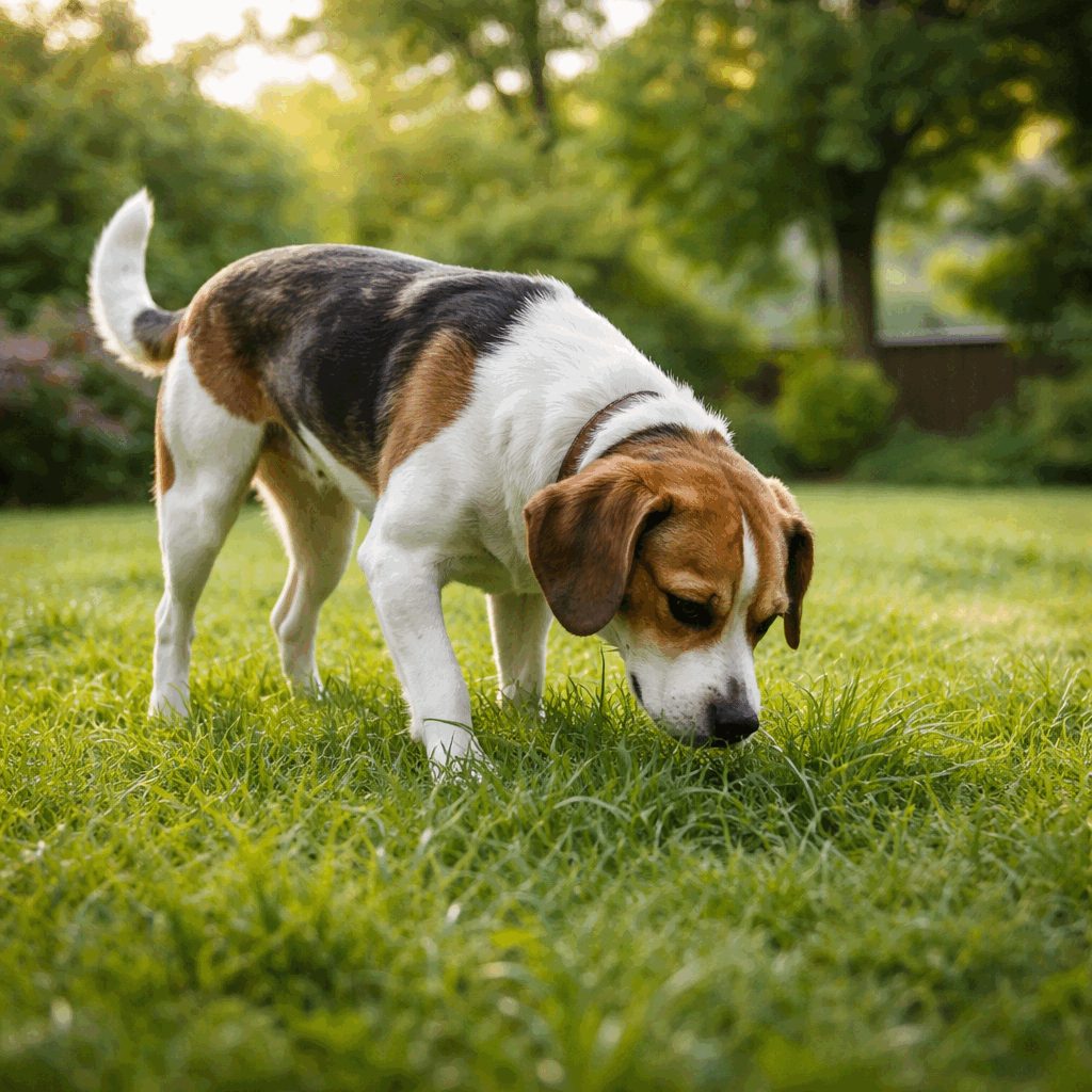 Zakaj pes je travo razlaga, ki loči med nedolžno navado in opozorilnim znakom